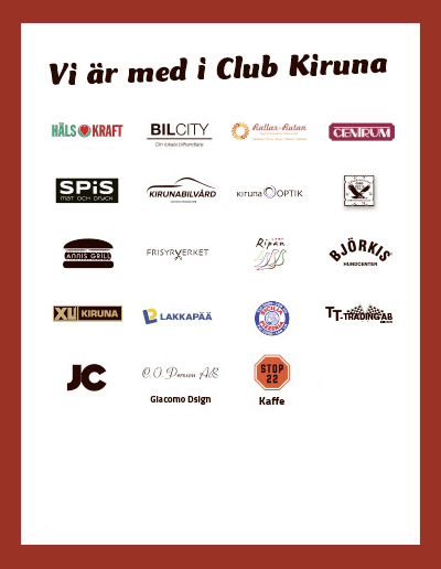 Anslutna butiker till Club Kiruna